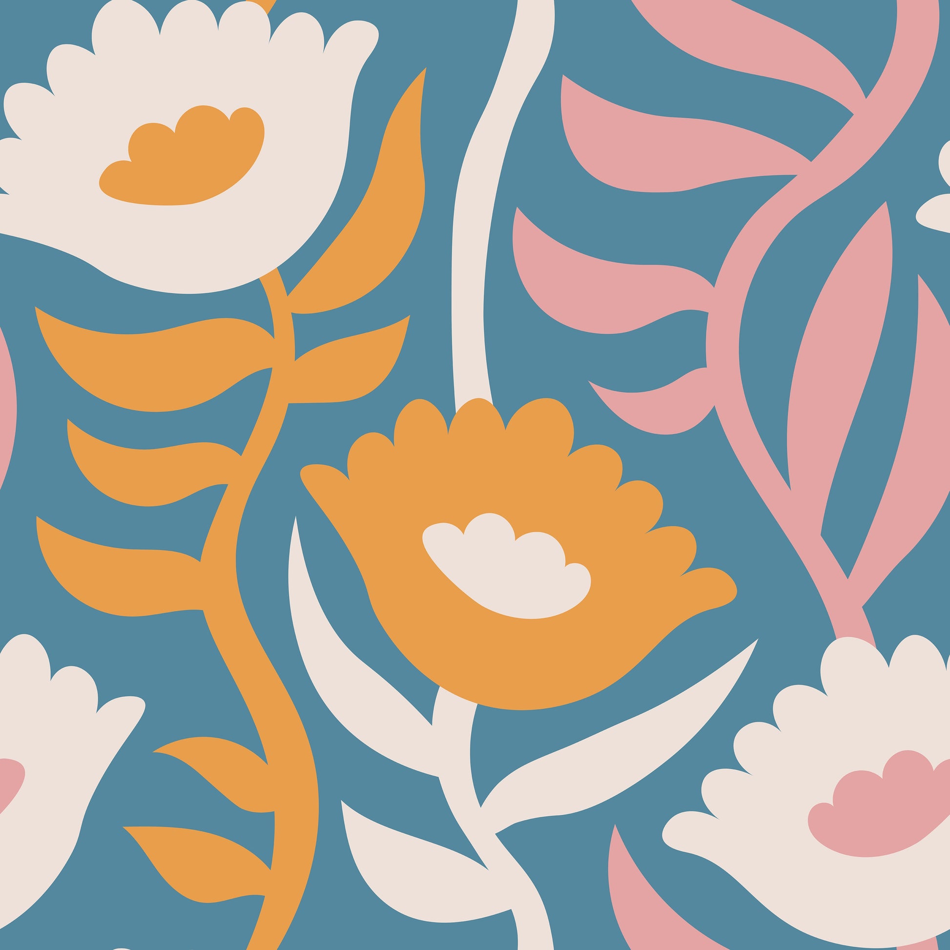 Pattern for printing on leather, acrylic, wood or cork for earring blanks or earring supplies in pattern style - Pattern -  Abstract Floral - 01