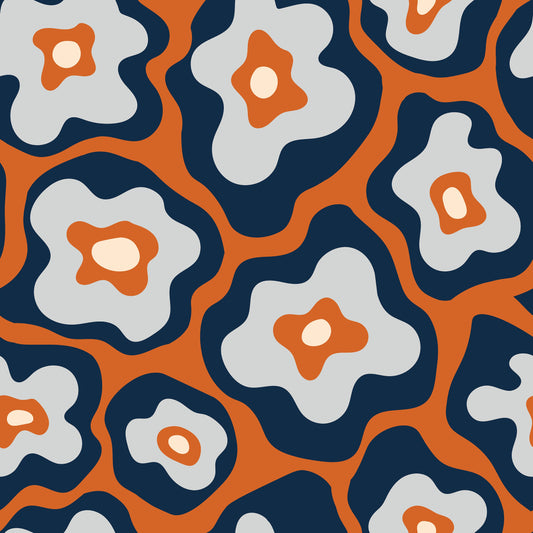 Pattern for printing on leather, acrylic, wood or cork for earring blanks or earring supplies in pattern style - Pattern -  Abstract Floral - 06