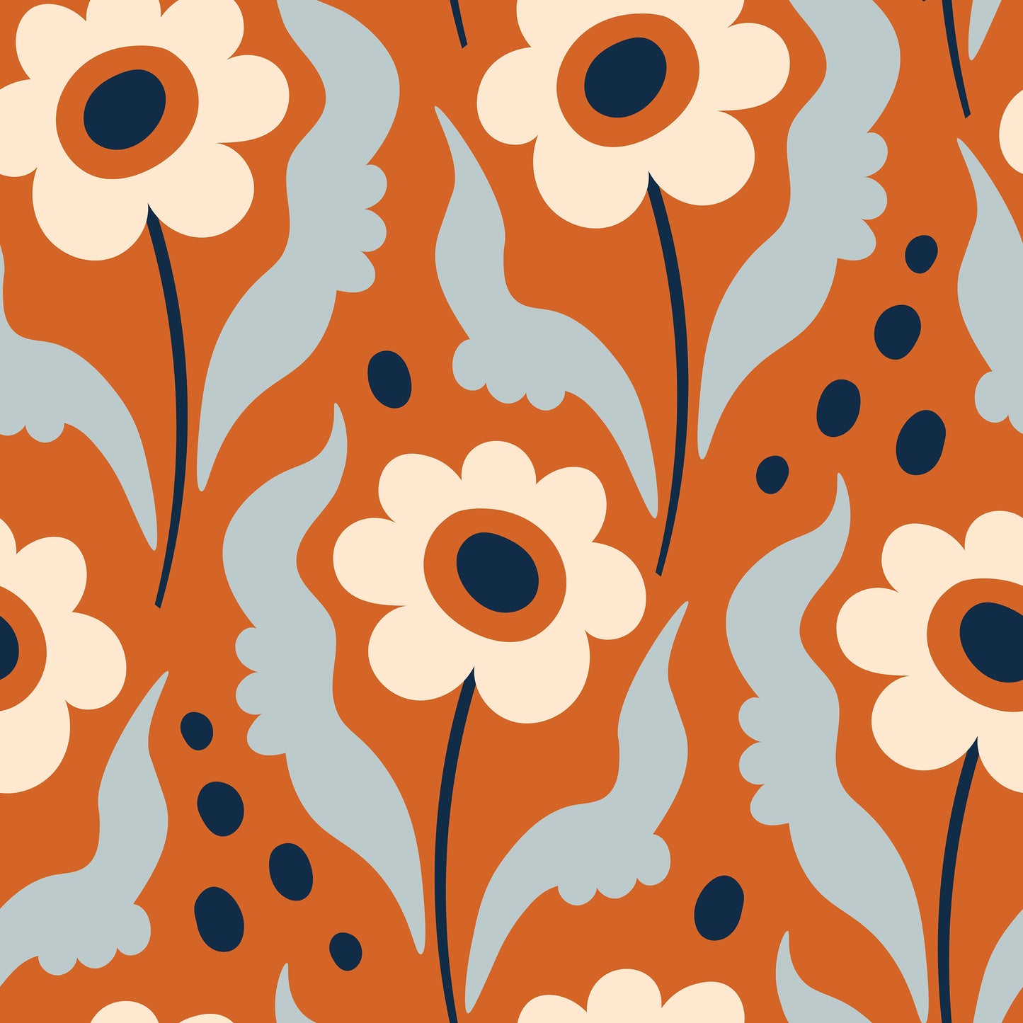 Pattern for printing on leather, acrylic, wood or cork for earring blanks or earring supplies in pattern style - Pattern - Abstract Floral - 07