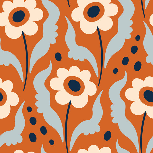 Pattern for printing on leather, acrylic, wood or cork for earring blanks or earring supplies in pattern style - Pattern -  Abstract Floral - 07