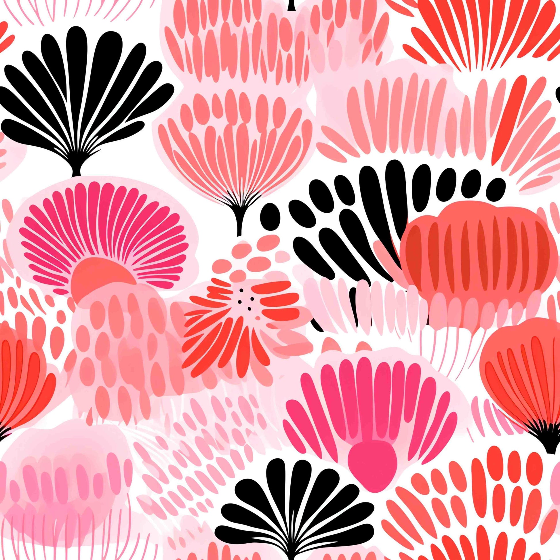 Pattern for printing on leather, acrylic, wood or cork for earring blanks or earring supplies in pattern style - Pattern -  Abstract Floral - 26