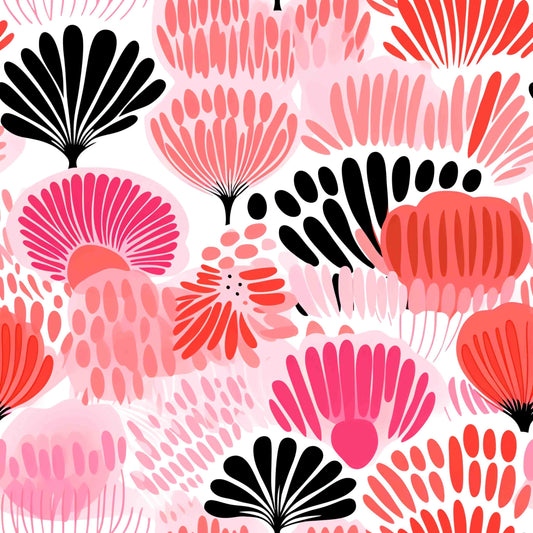 Pattern for printing on leather, acrylic, wood or cork for earring blanks or earring supplies in pattern style - Pattern -  Abstract Floral - 26