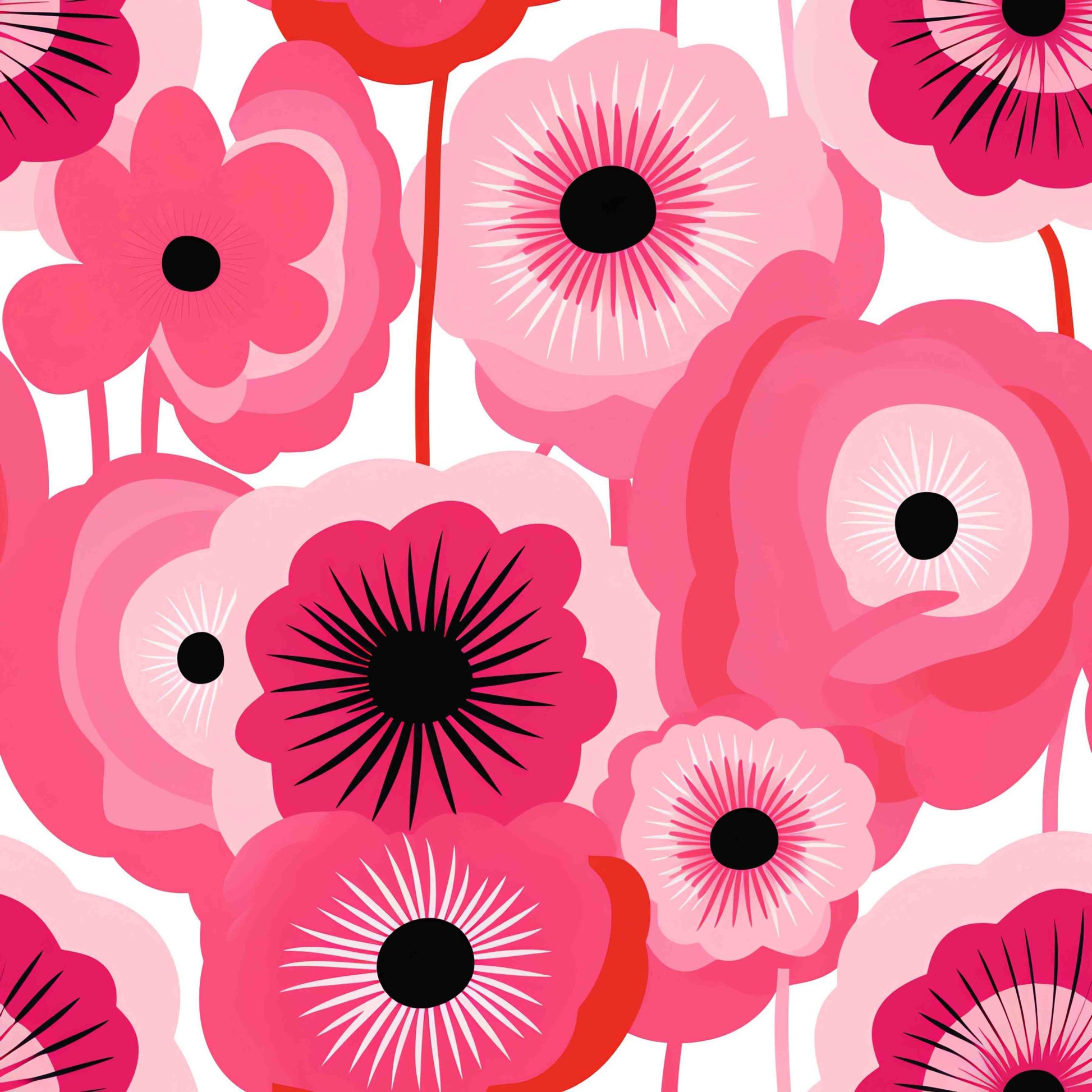 Pattern for printing on leather, acrylic, wood or cork for earring blanks or earring supplies in pattern style - Pattern -  Abstract Floral - 28