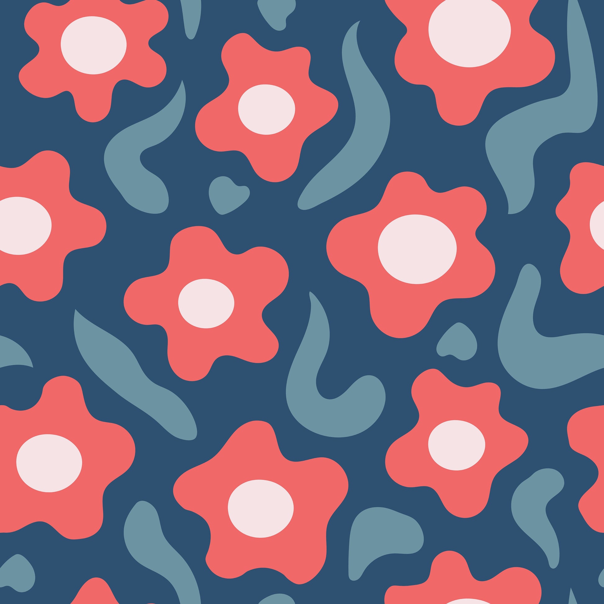 Pattern for printing on leather, acrylic, wood or cork for earring blanks or earring supplies in pattern style - Pattern -  Abstract Floral - 46