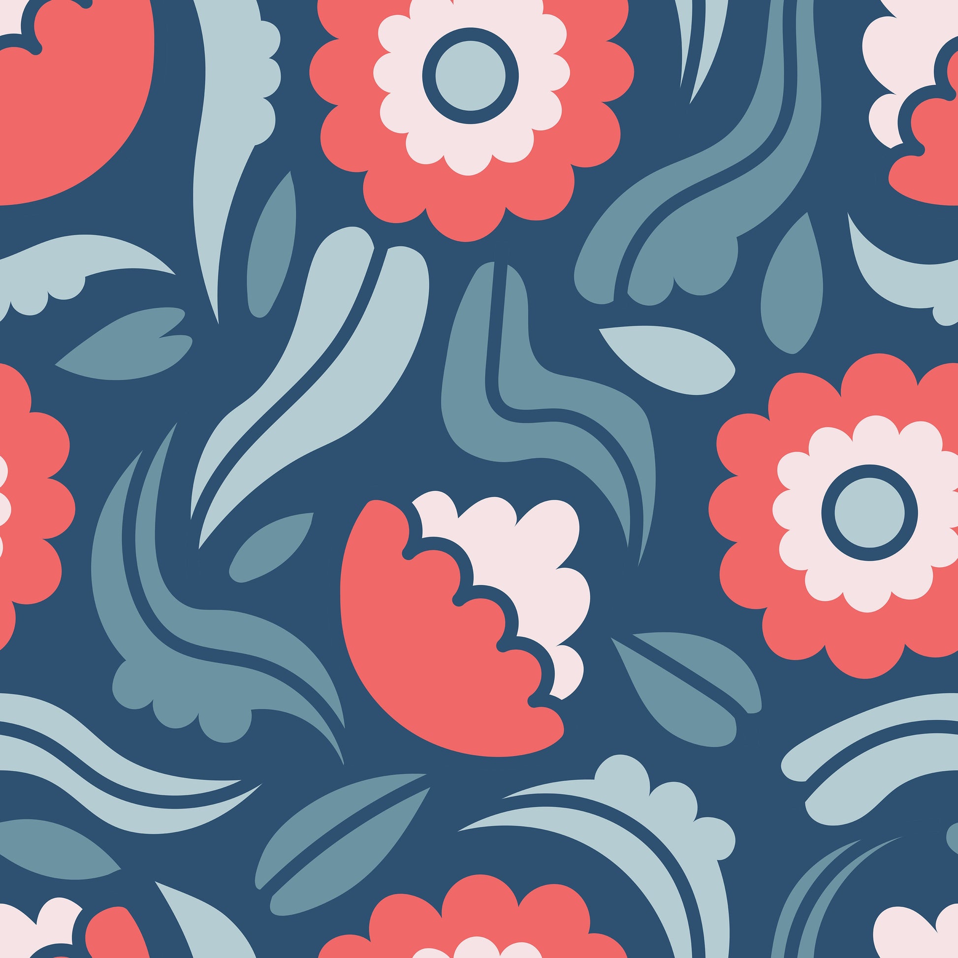 Pattern for printing on leather, acrylic, wood or cork for earring blanks or earring supplies in pattern style - Pattern -  Abstract Floral - 48