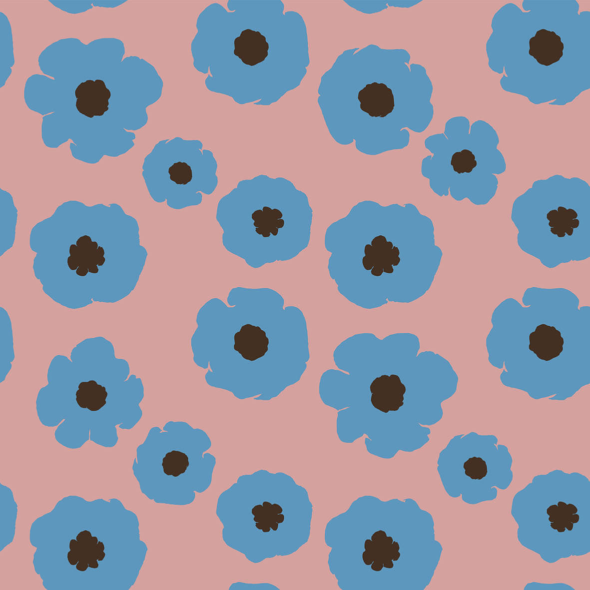 Pattern for printing on leather, acrylic, wood or cork for earring blanks or earring supplies in pattern style - Pattern -  Abstract Floral - 52