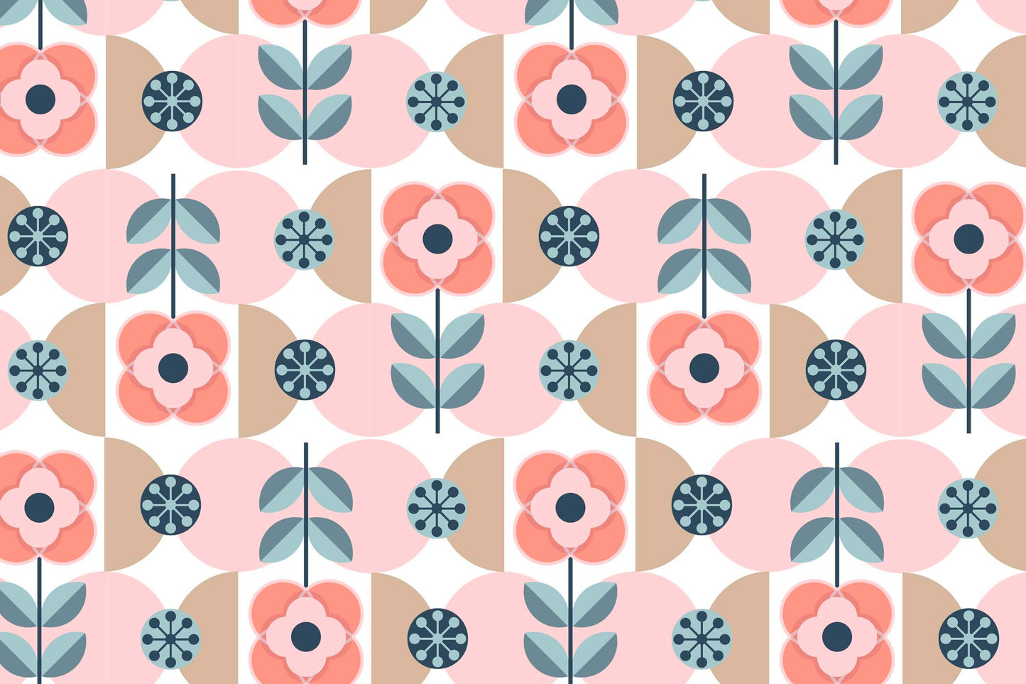 Pattern for printing on leather, acrylic, wood or cork for earring blanks or earring supplies in pattern style - Pattern - Abstract Floral - 56