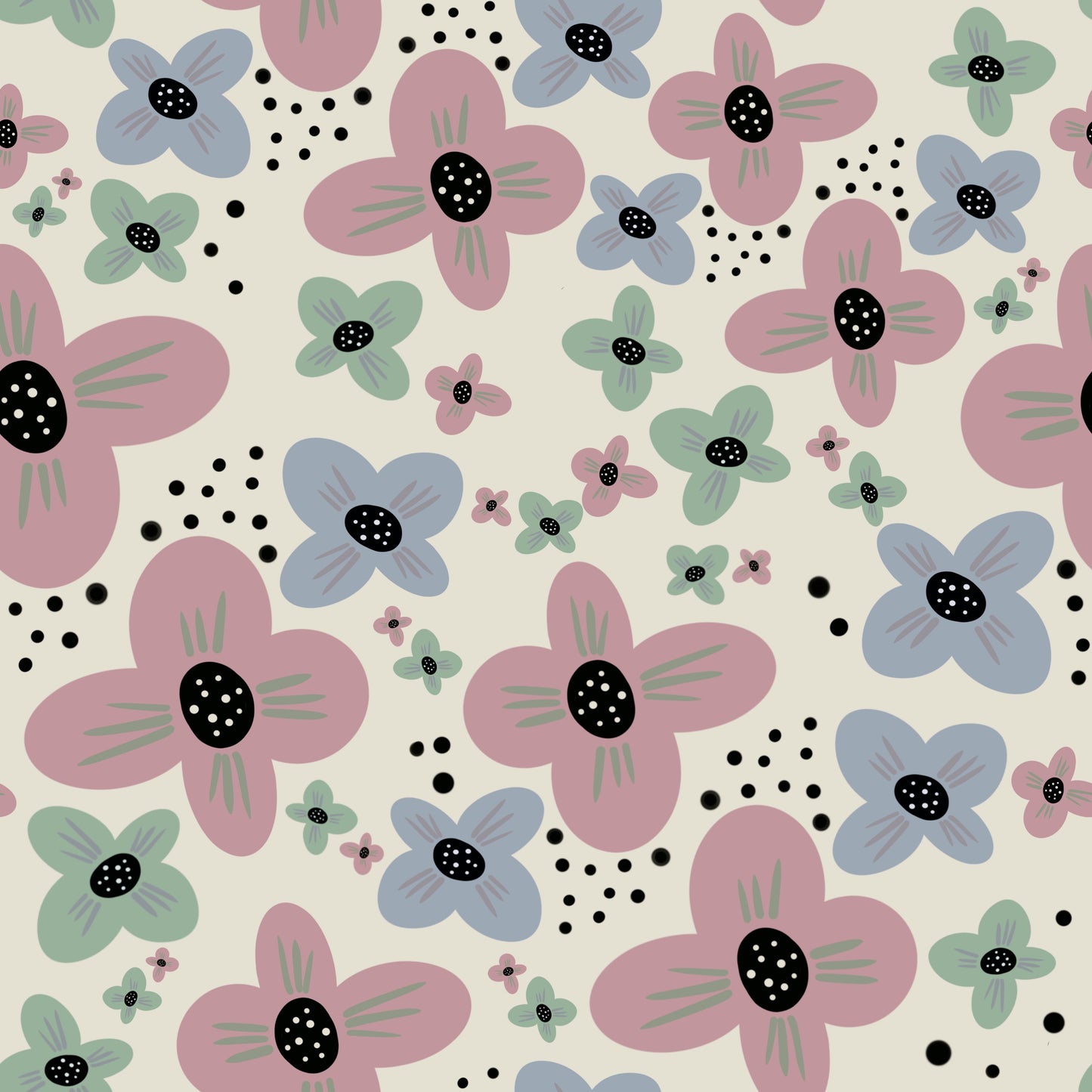 Pattern for printing on leather, acrylic, wood or cork for earring blanks or earring supplies in pattern style - Pattern - Abstract Floral - 58
