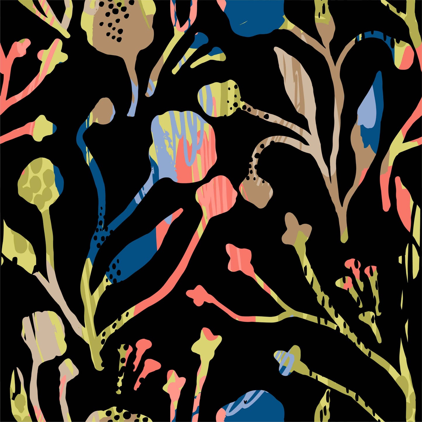 Pattern for printing on leather, acrylic, wood or cork for earring blanks or earring supplies in pattern style - Pattern - Abstract Floral - 83