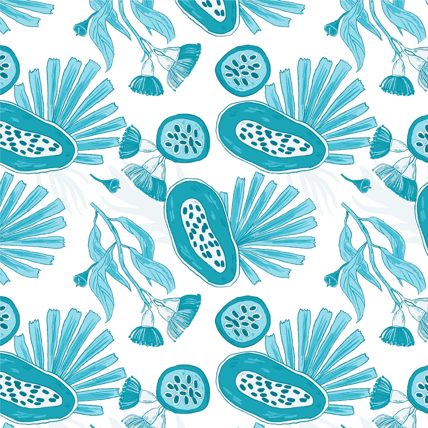 Pattern for printing on leather, acrylic, wood or cork for earring blanks or earring supplies in pattern style - Pattern - Australian Native - 14