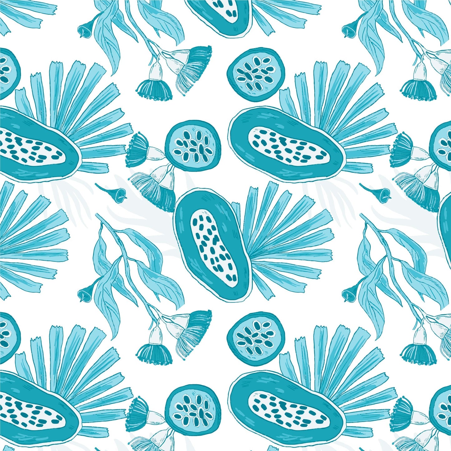 Pattern for printing on leather, acrylic, wood or cork for earring blanks or earring supplies in pattern style - Pattern - Australian Native - 14