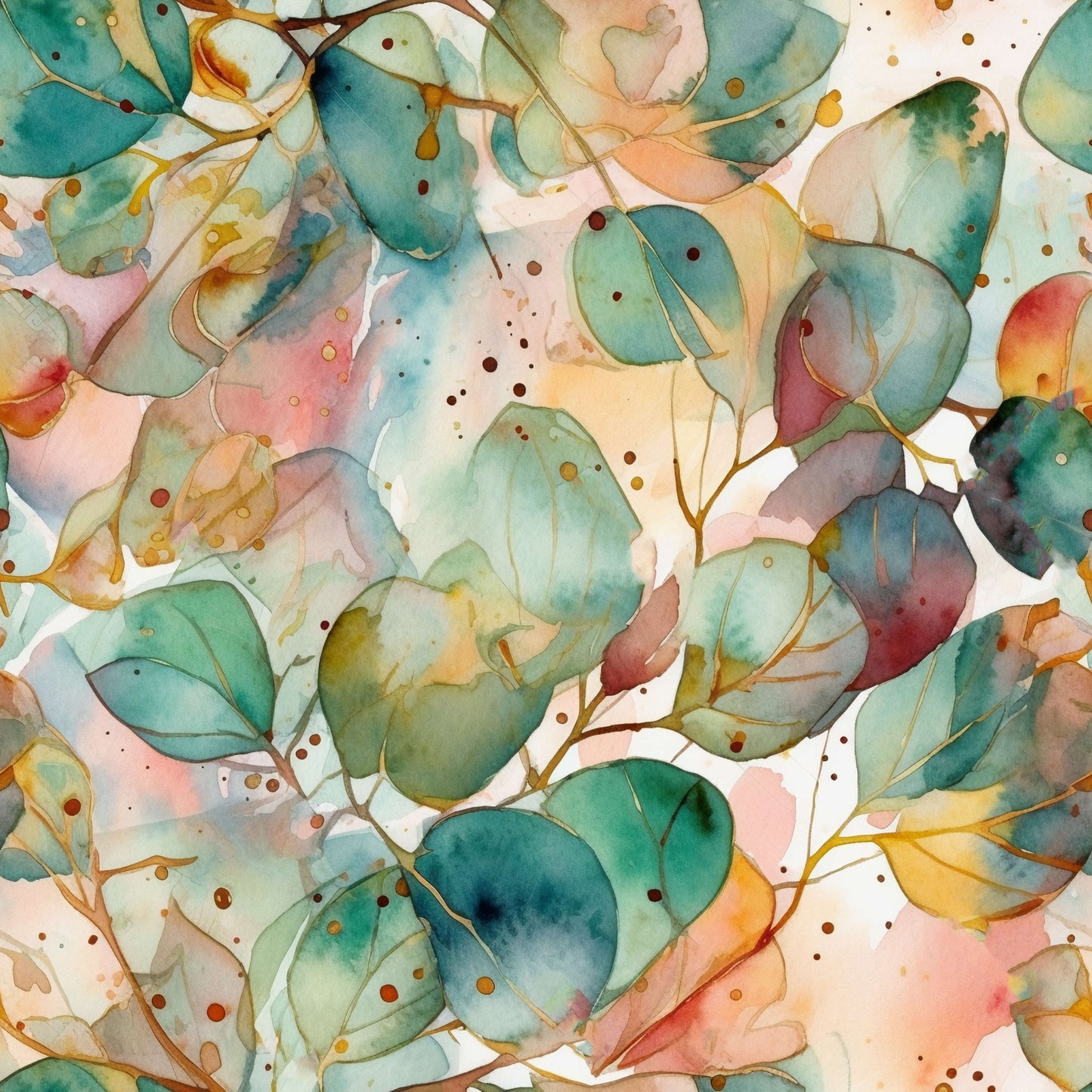 Irregular Shape - Natural Look Print in Australian Native - 19