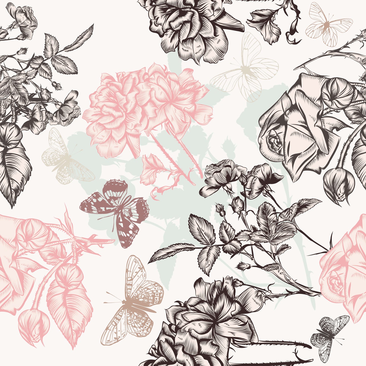 Pattern for printing on leather, acrylic, wood or cork for earring blanks or earring supplies in pattern style - Pattern - Blooms - 21