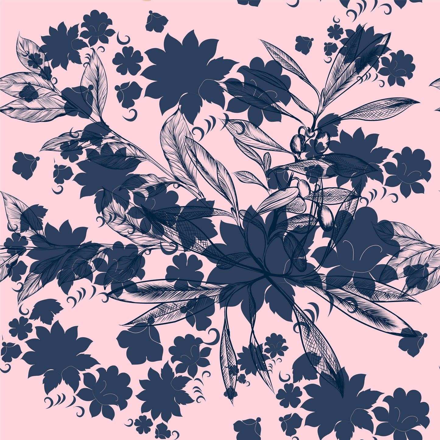 Pattern for printing on leather, acrylic, wood or cork for earring blanks or earring supplies in pattern style - Pattern - Blooms - 23