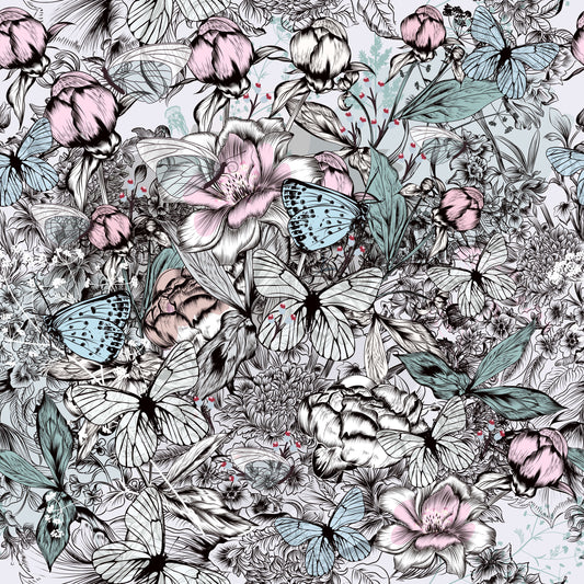 Pattern for printing on leather, acrylic, wood or cork for earring blanks or earring supplies in pattern style - Pattern -  Blooms - 29