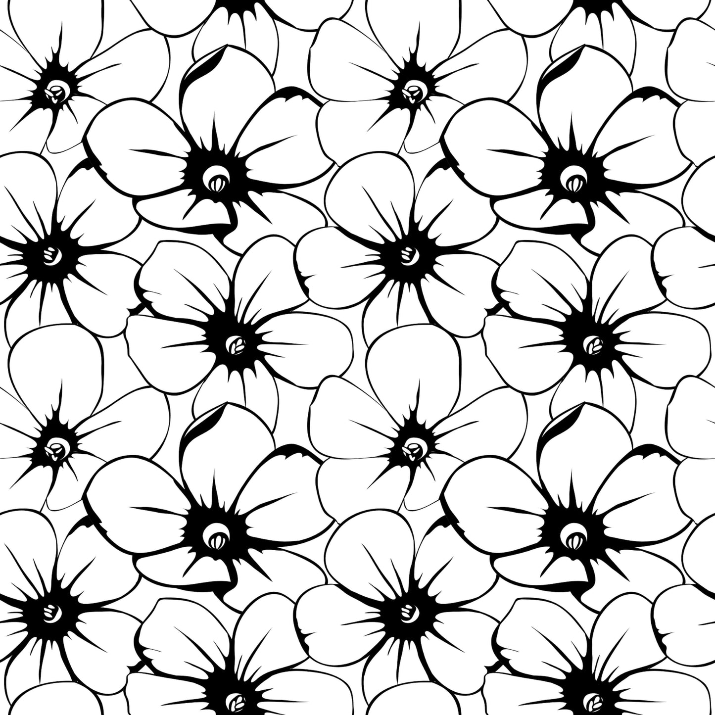 Pattern for printing on leather, acrylic, wood or cork for earring blanks or earring supplies in pattern style - Pattern - Blooms - 35