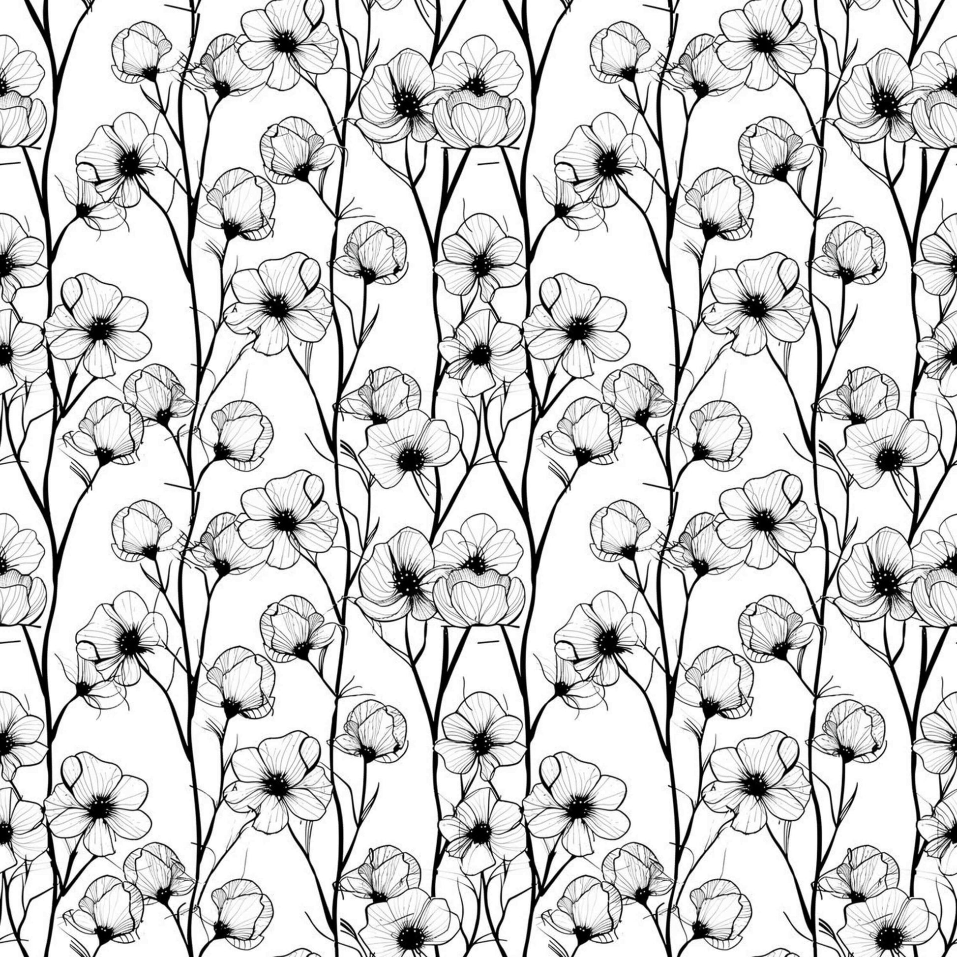 Pattern for printing on leather, acrylic, wood or cork for earring blanks or earring supplies in pattern style - Pattern -  Blooms - 36