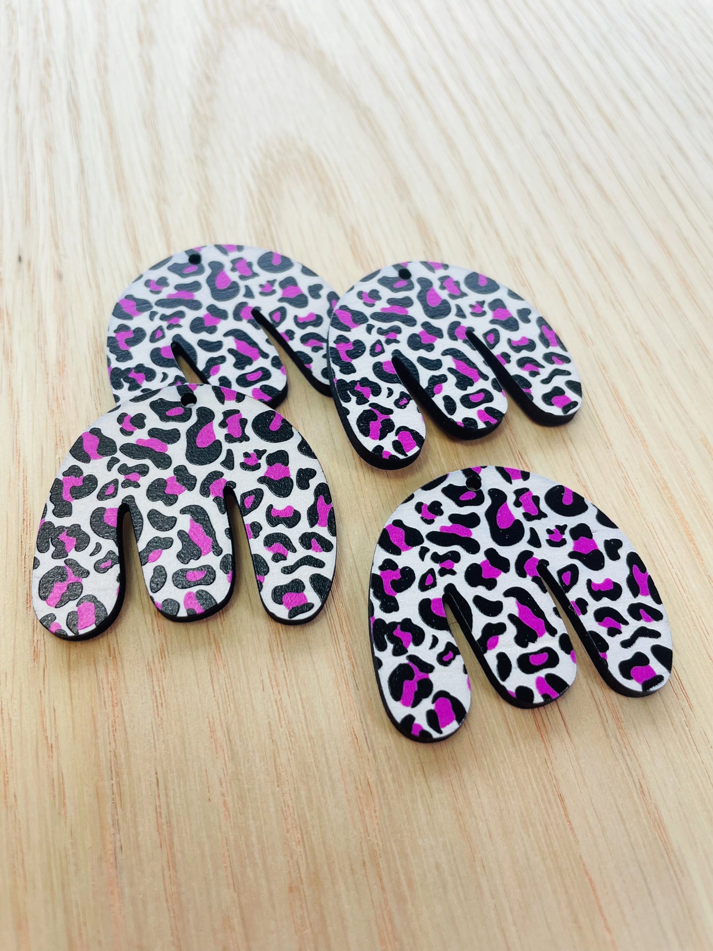 Wood - Boho Shape - Leopard - 53