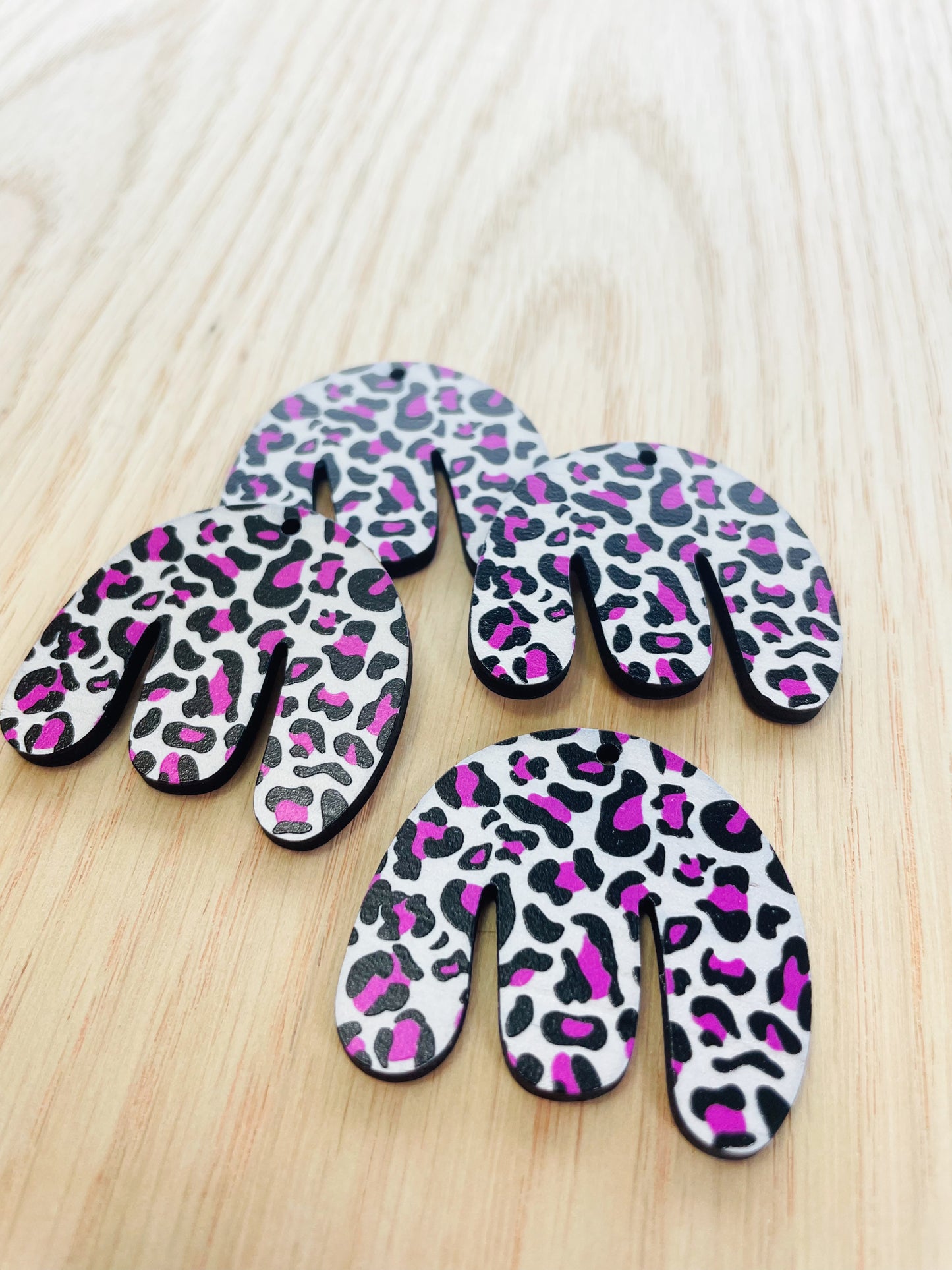 Wood - Boho Shape - Leopard - 53