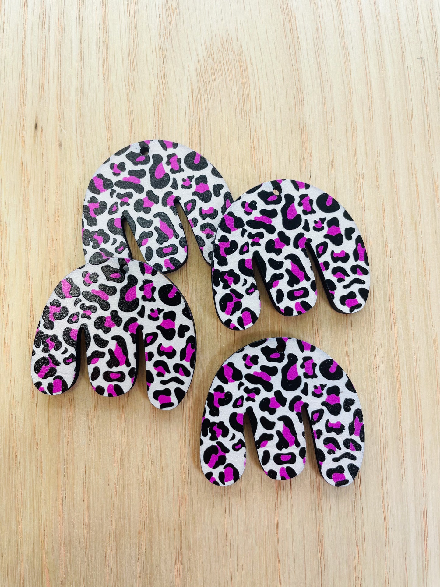 Wood - Boho Shape - Leopard - 53