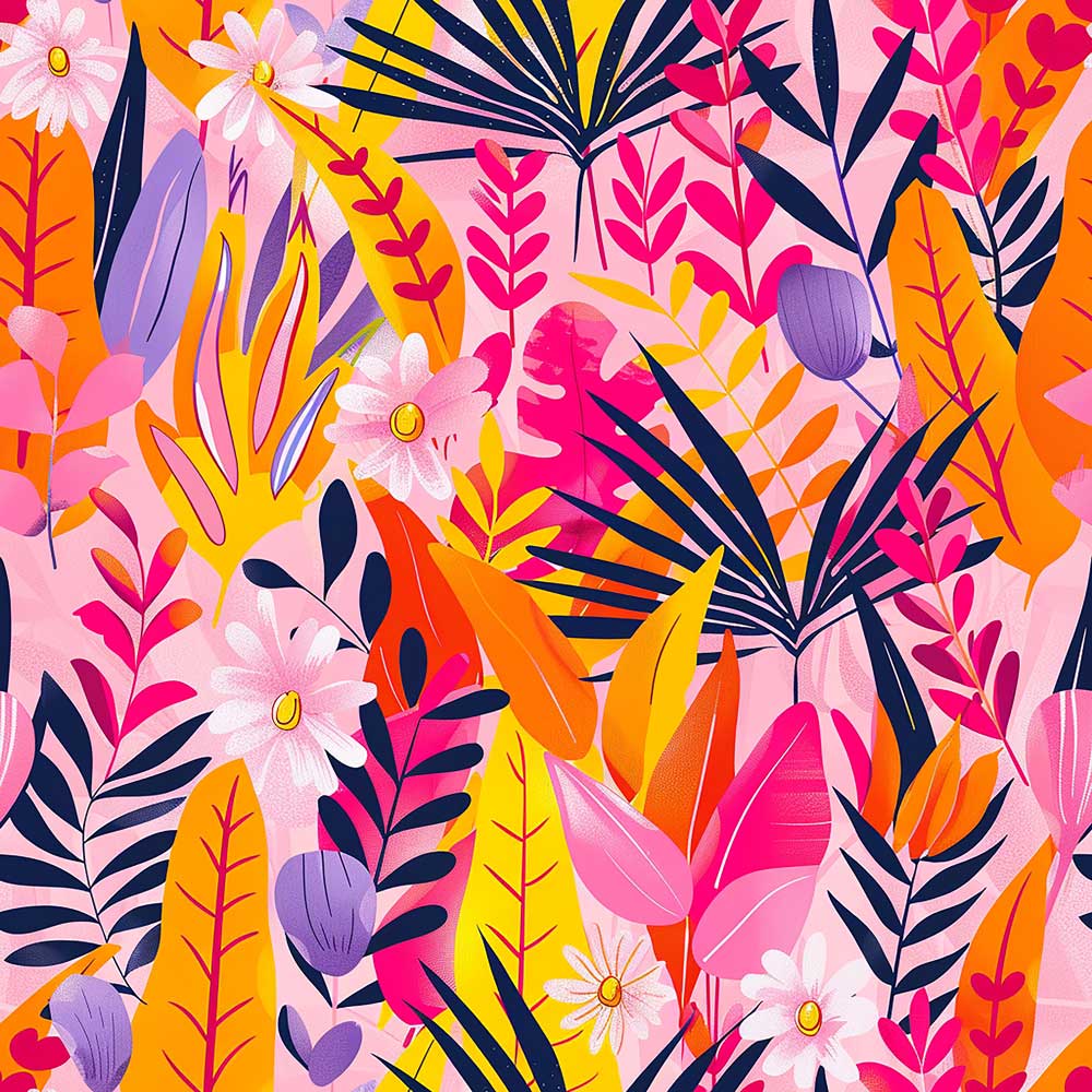 A4 Yupo Paper - Bold Floral - 92