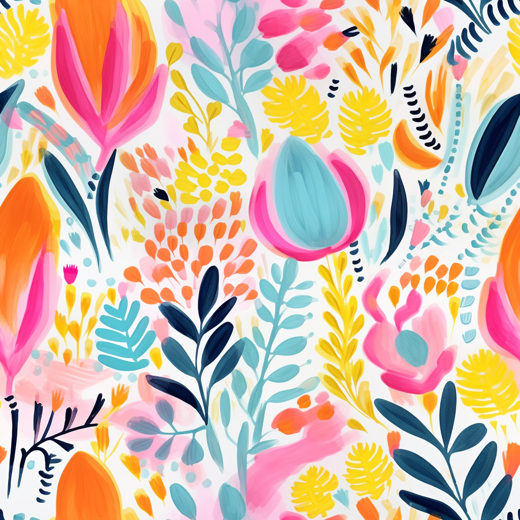 A4 Yupo Paper - Bold Floral - 80