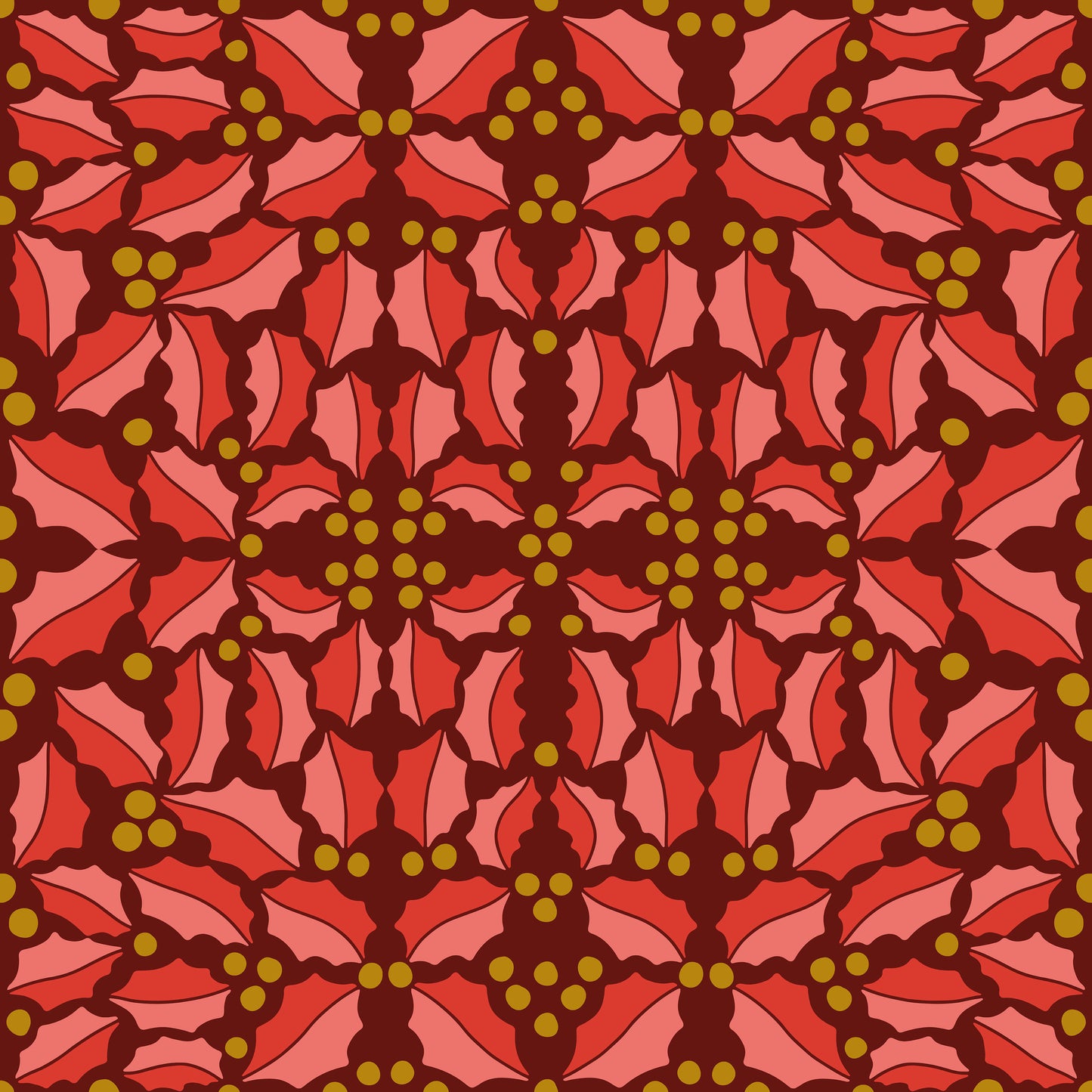 Pattern for printing on leather, acrylic, wood or cork for earring blanks or earring supplies in pattern style - Pattern - Christmas - 141