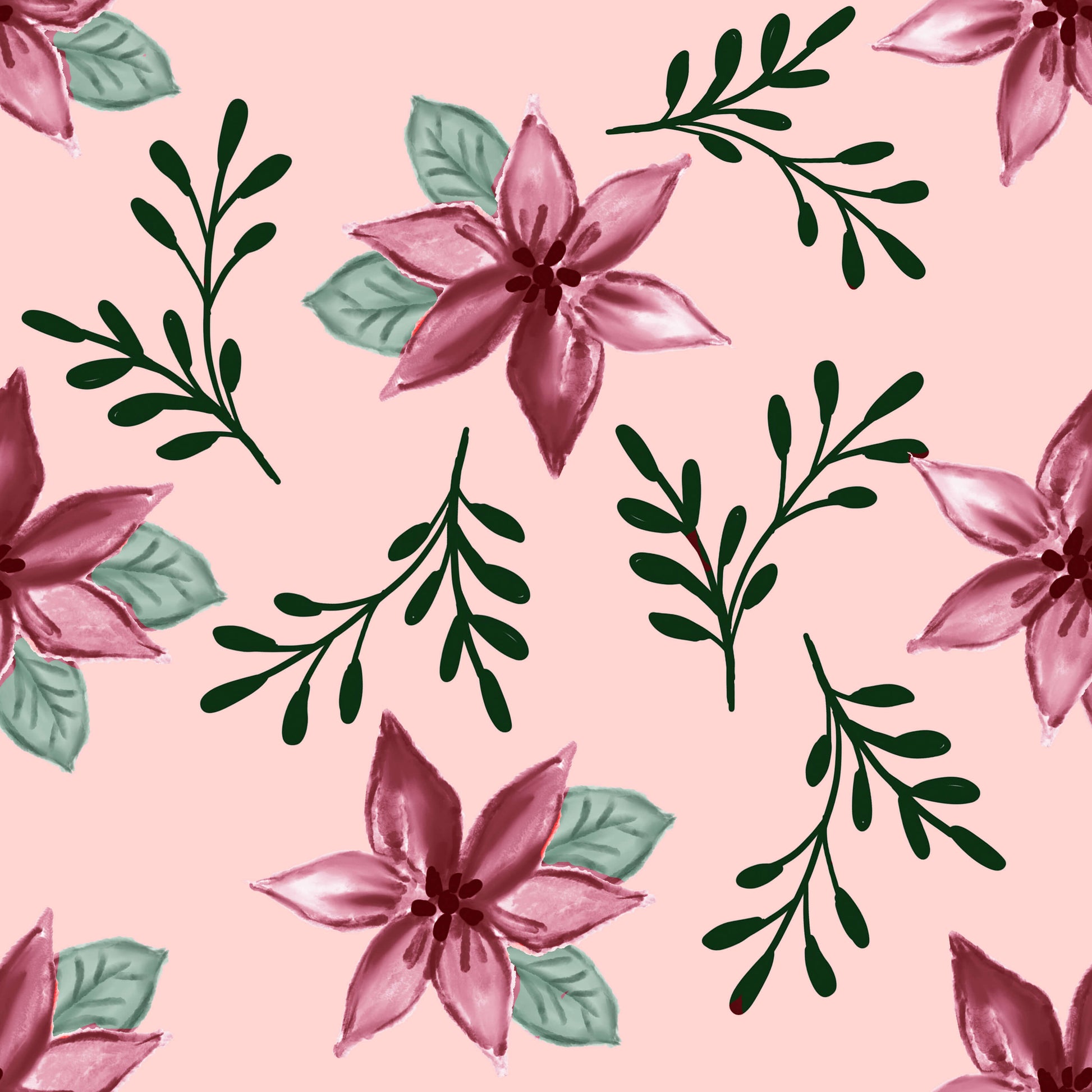 Pattern for printing on leather, acrylic, wood or cork for earring blanks or earring supplies in pattern style - Pattern -  Christmas - 37