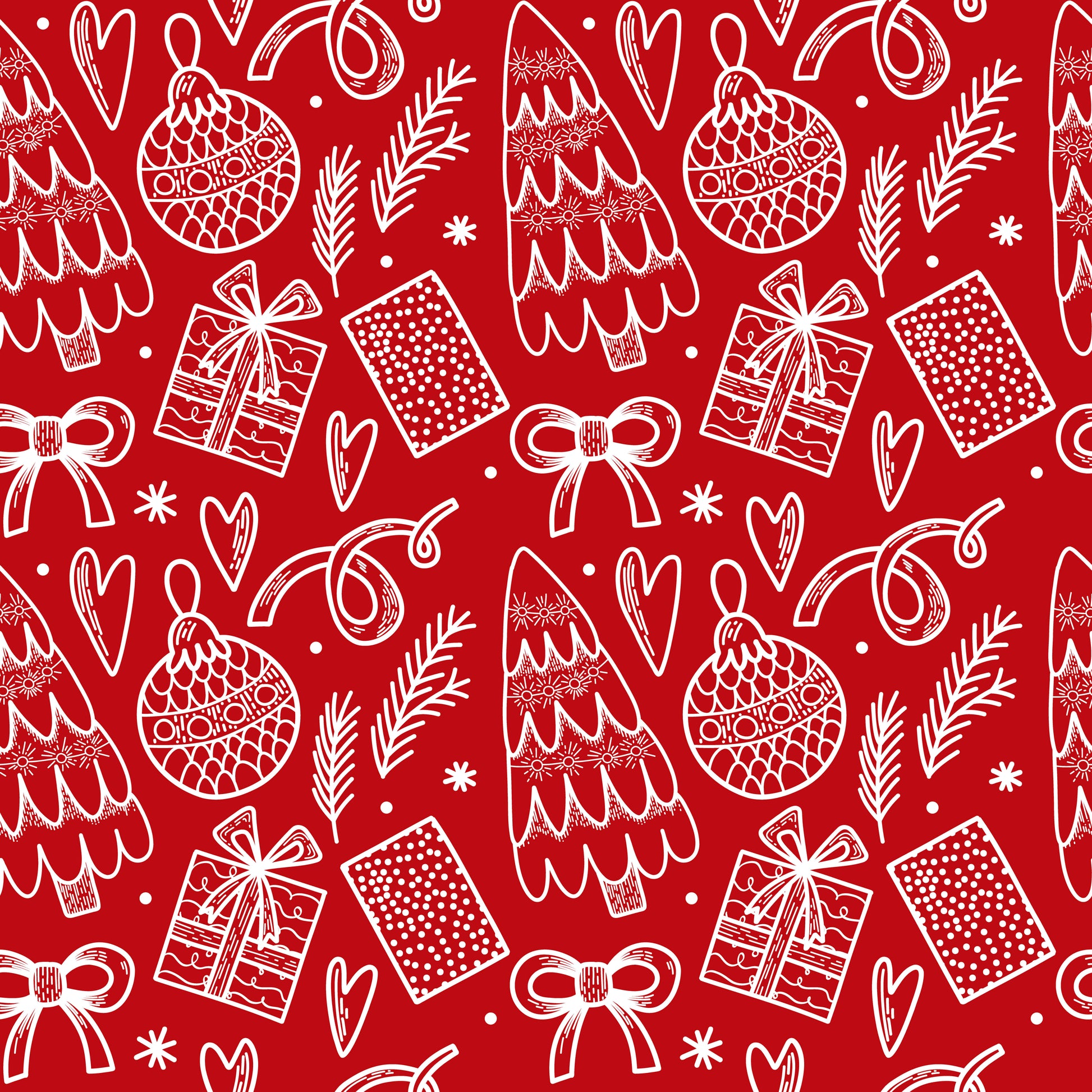 Pattern for printing on leather, acrylic, wood or cork for earring blanks or earring supplies in pattern style - Pattern -  Christmas - 61