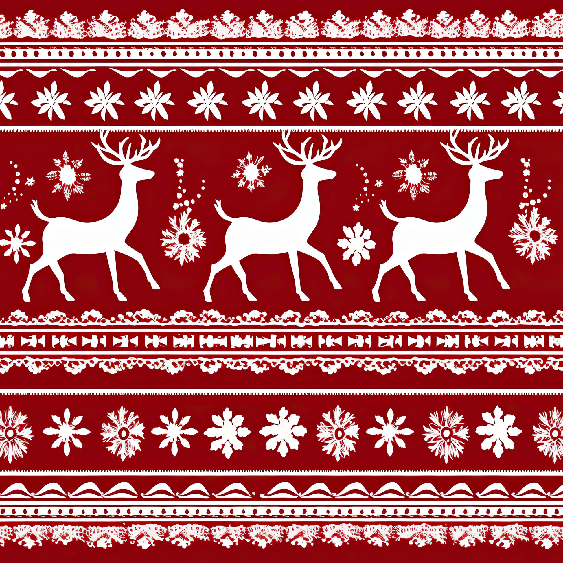 Pattern for printing on leather, acrylic, wood or cork for earring blanks or earring supplies in pattern style - Pattern -  Christmas - 64