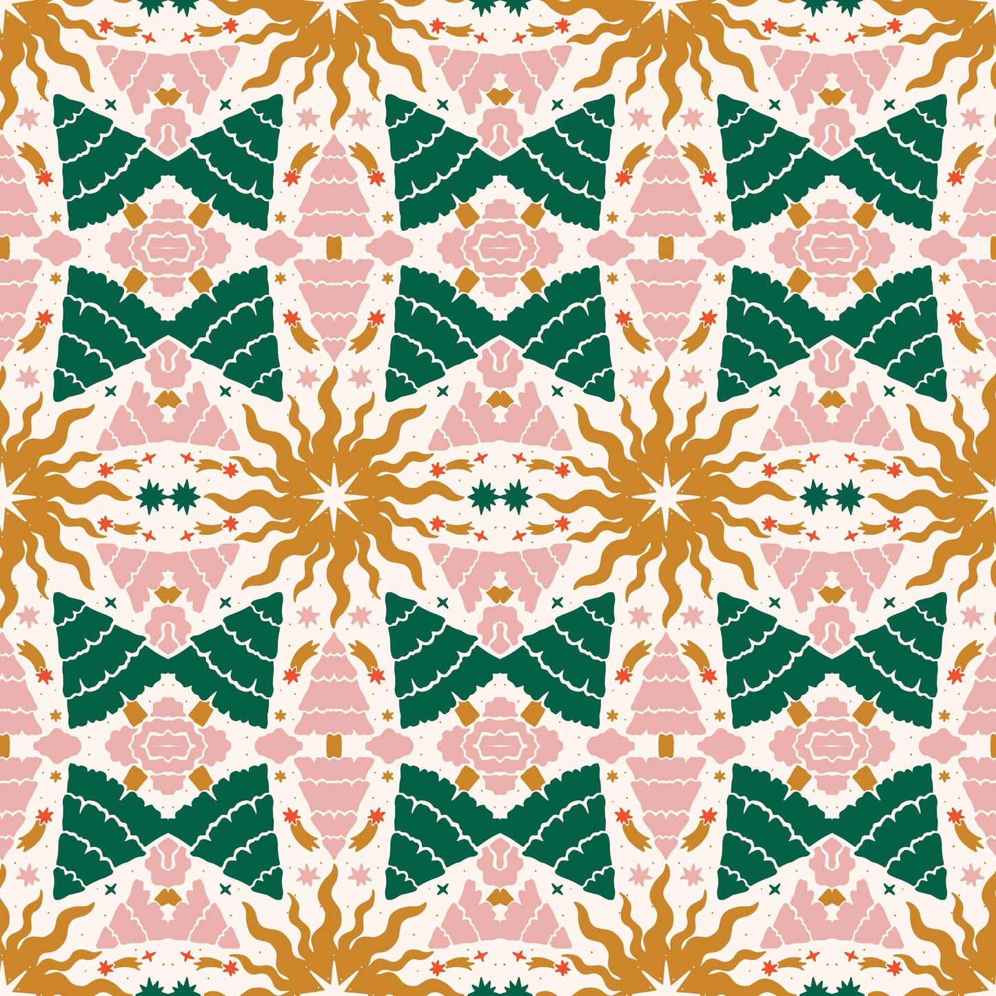 Pattern for printing on leather, acrylic, wood or cork for earring blanks or earring supplies in pattern style - Pattern - Christmas - 07