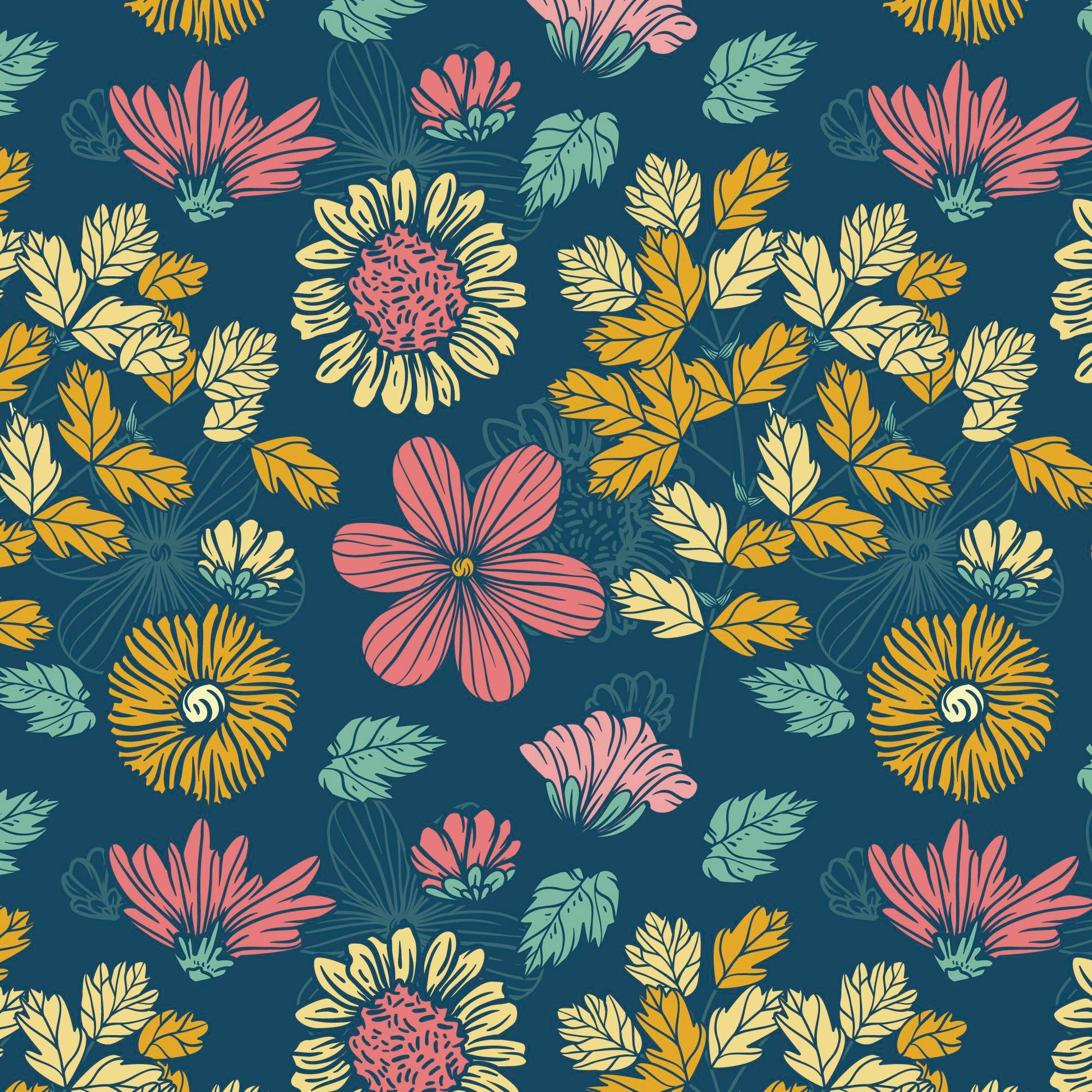 Pattern for printing on leather, acrylic, wood or cork for earring blanks or earring supplies in pattern style - Pattern -  Floral Garden - 30