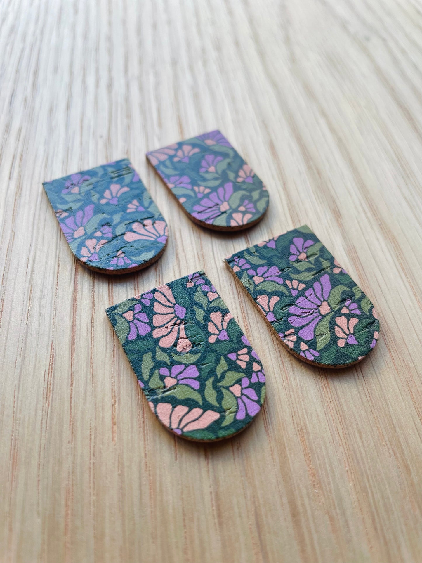 Cork - Small Arch - Abstract Floral - 32