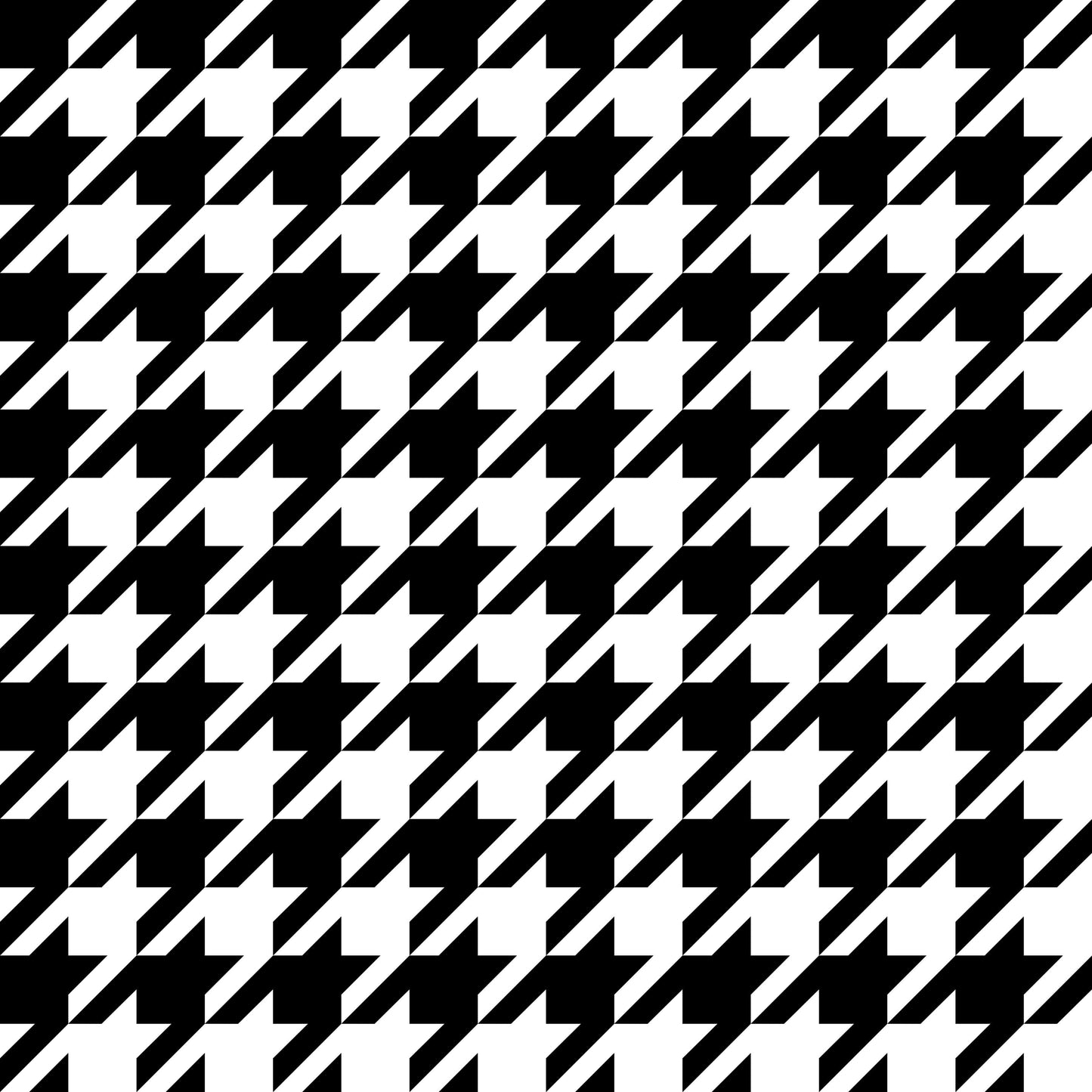 Clear Acrylic - 2cm Teardrop - 1 Hole - Houndstooth - 01