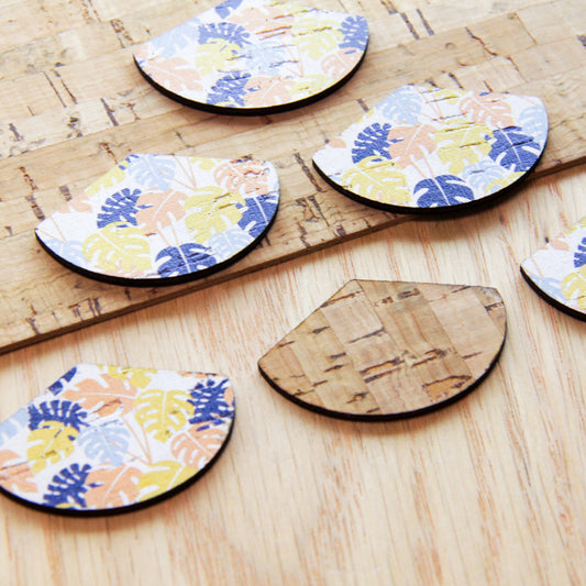 Cork - 40mm - Fan  - Tropical - 81