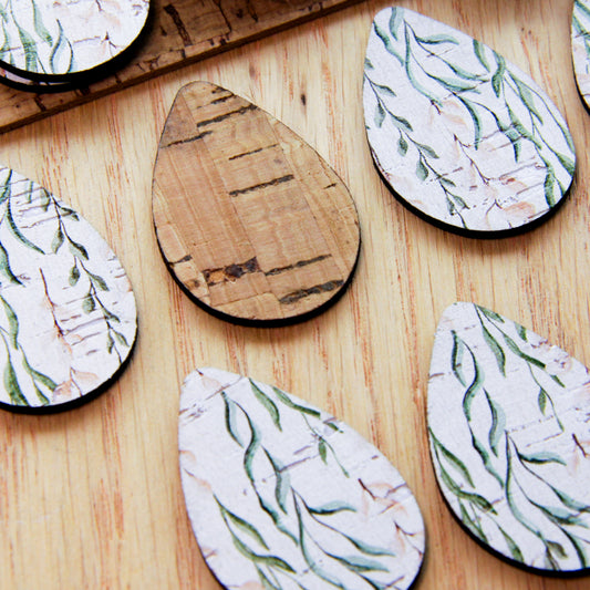 Cork - 40mm - Teardrop 2  - Australiana - 81