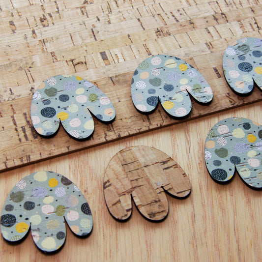 Cork - 40mm - Boho Flower  - Australiana - 24