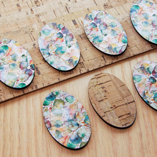 Cork - 40mm - Oval  - Australian Native - 19