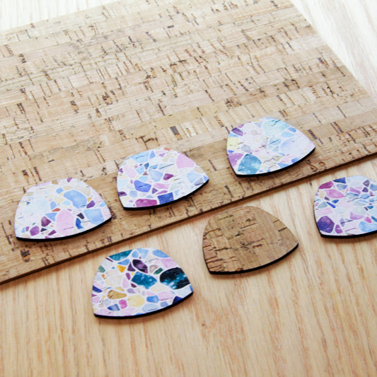 Cork - 40mm - Shield - Terrazzo - 25