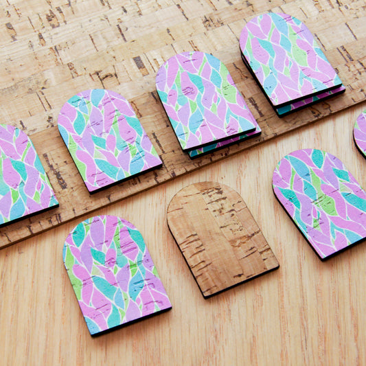 Cork - 40mm - Arch  - Watercolour - 34