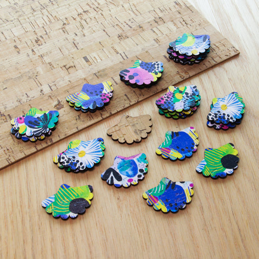 Cork - 30mm - Flower Fan - Summer Nights - 26