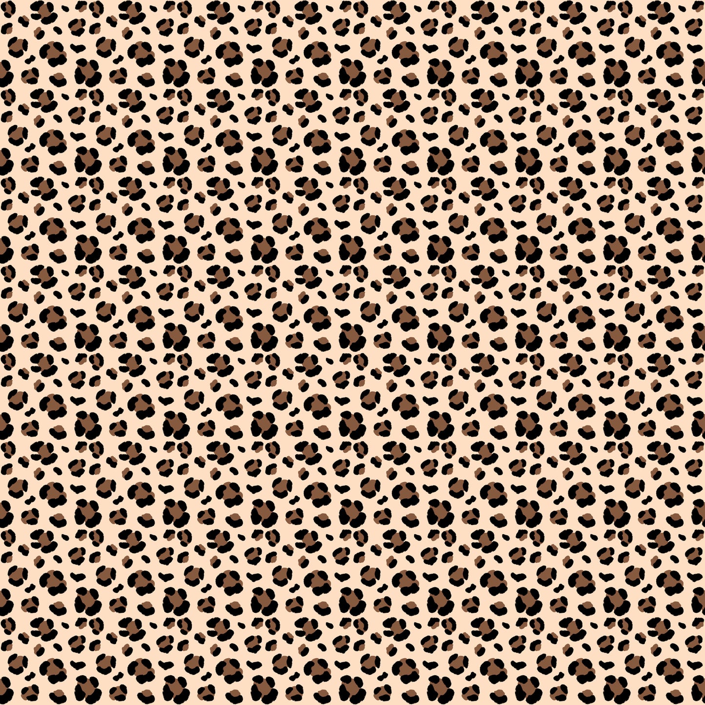 2x3cm - Arch - Clear Acrylic - 1 Hole at Top - Leopard - 63