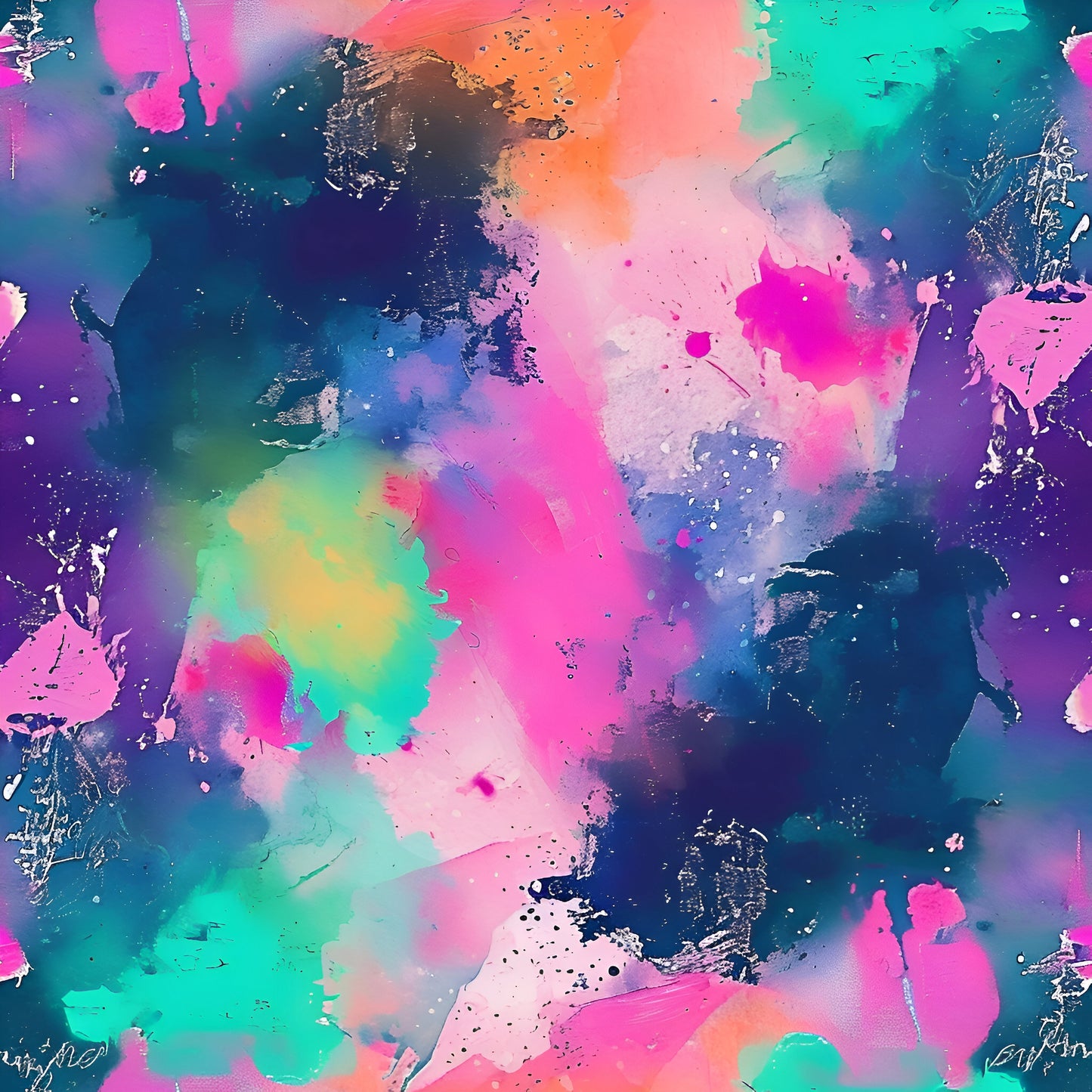Pattern for printing on leather, acrylic, wood or cork for earring blanks or earring supplies in pattern style - Pattern - Neon Splash - 02
