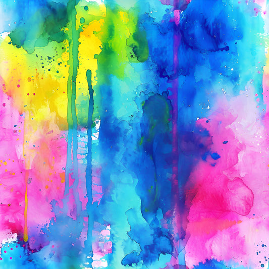 Pattern for printing on leather, acrylic, wood or cork for earring blanks or earring supplies in pattern style - Pattern -  Neon Splash - 05