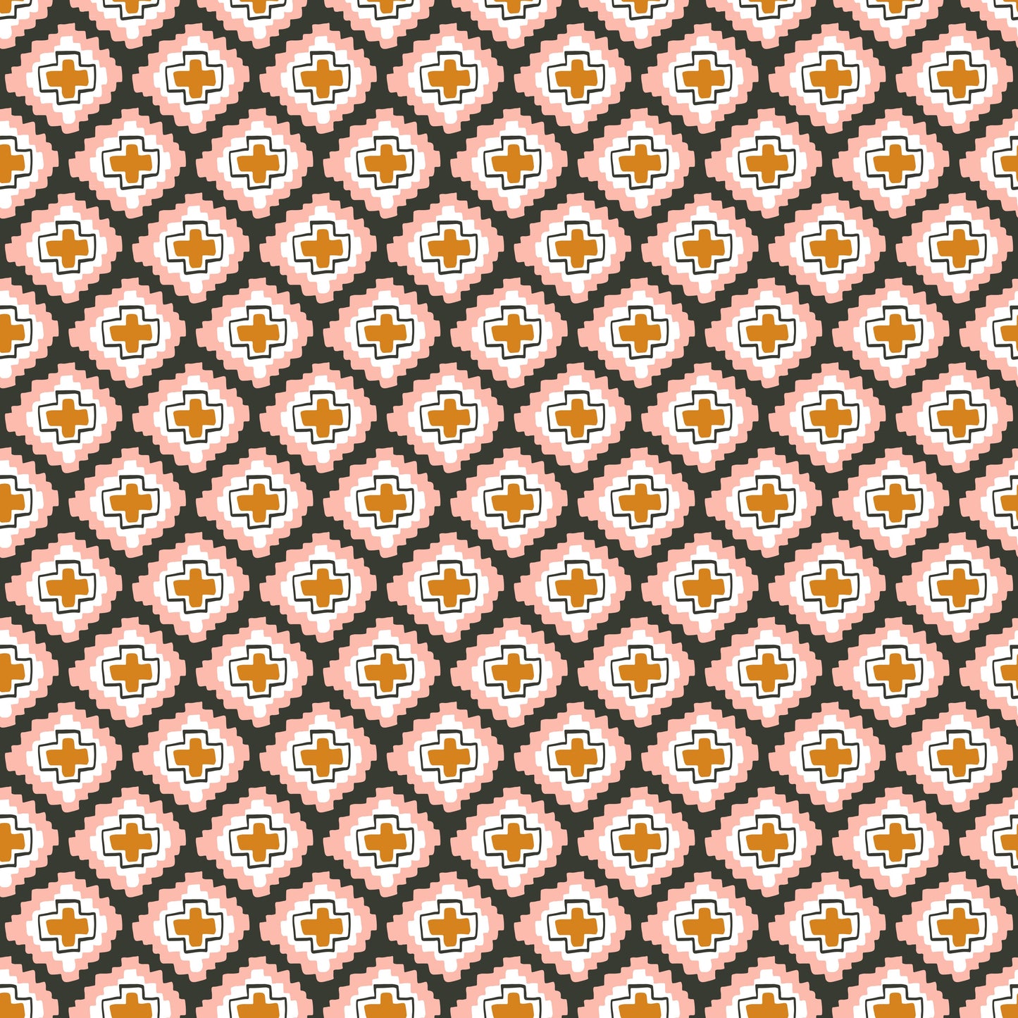 Pattern for printing on leather, acrylic, wood or cork for earring blanks or earring supplies in pattern style - Pattern - Picnic - 01