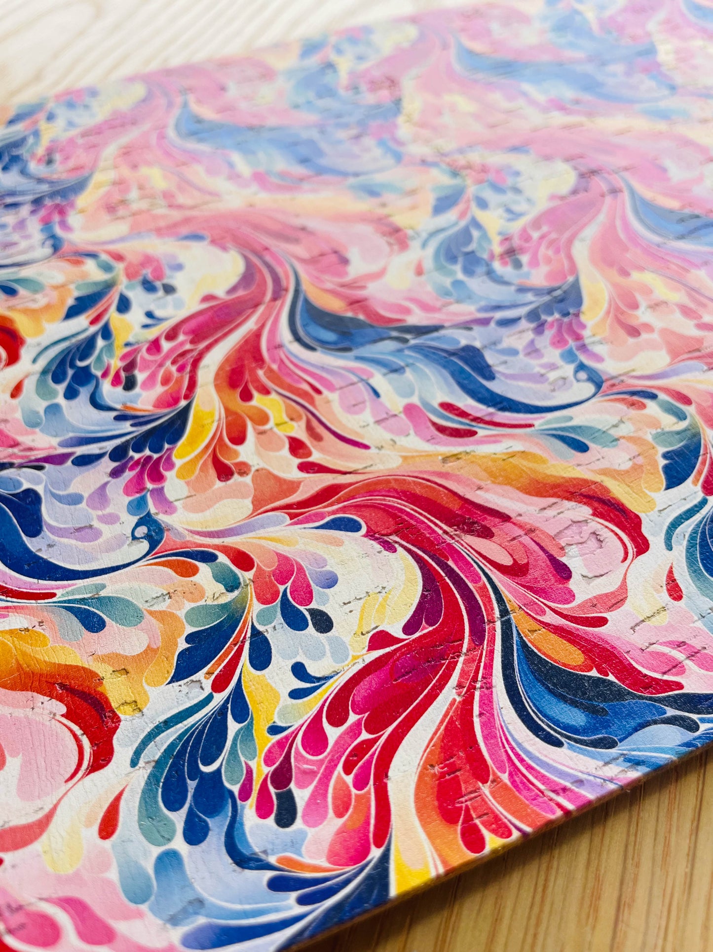 Double Sided Cork Sheet - Abstract Art - 03