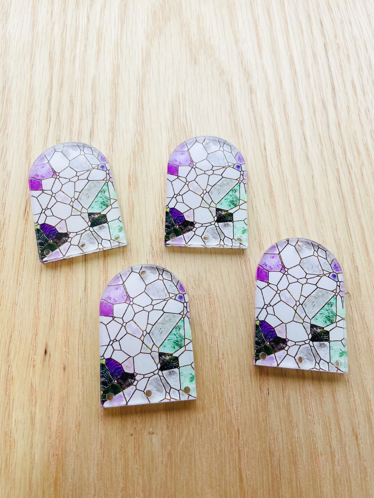 Small Arch - Clear Acrylic - Stained Glass - 03