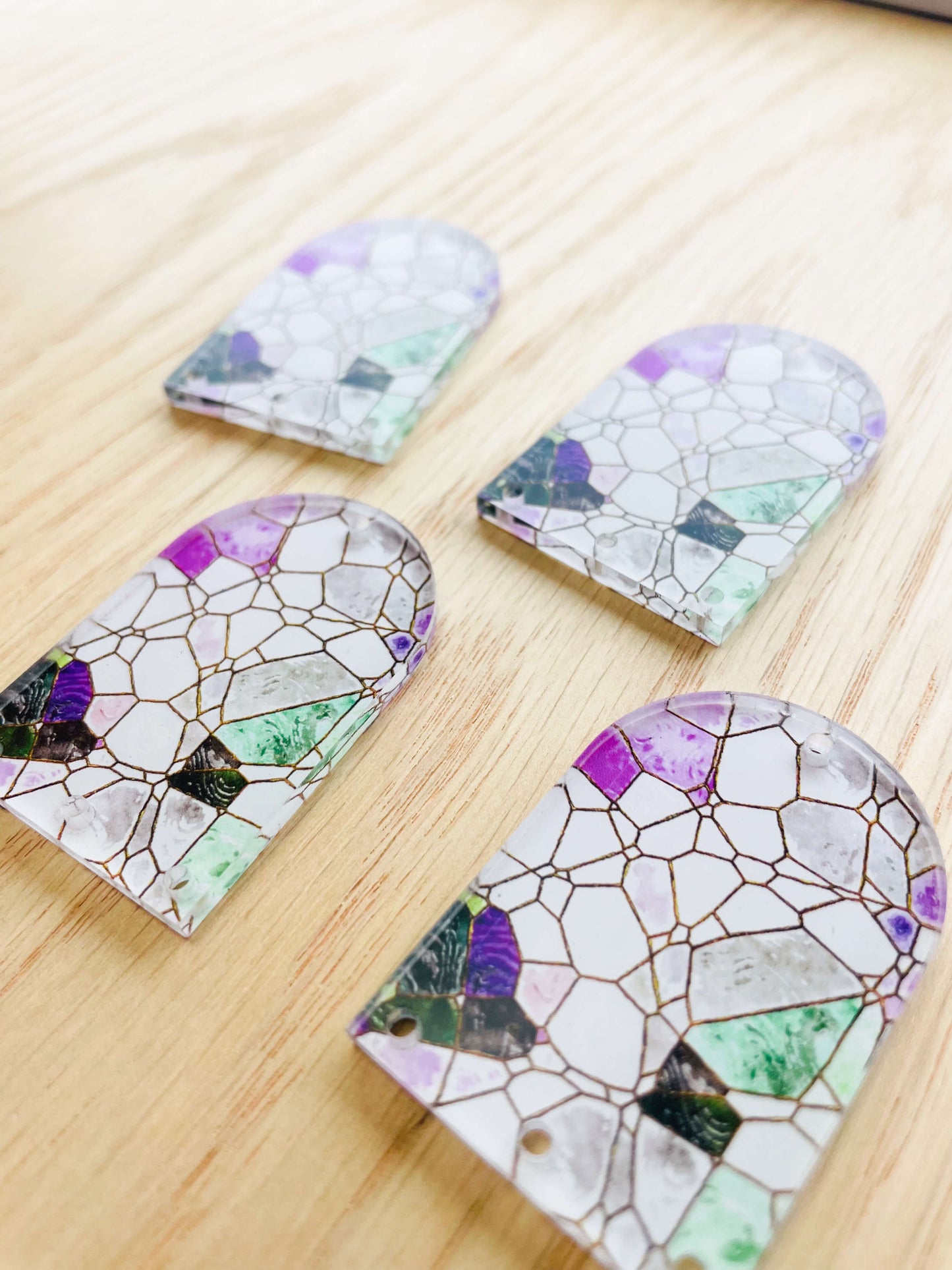 Small Arch - Clear Acrylic - Stained Glass - 03