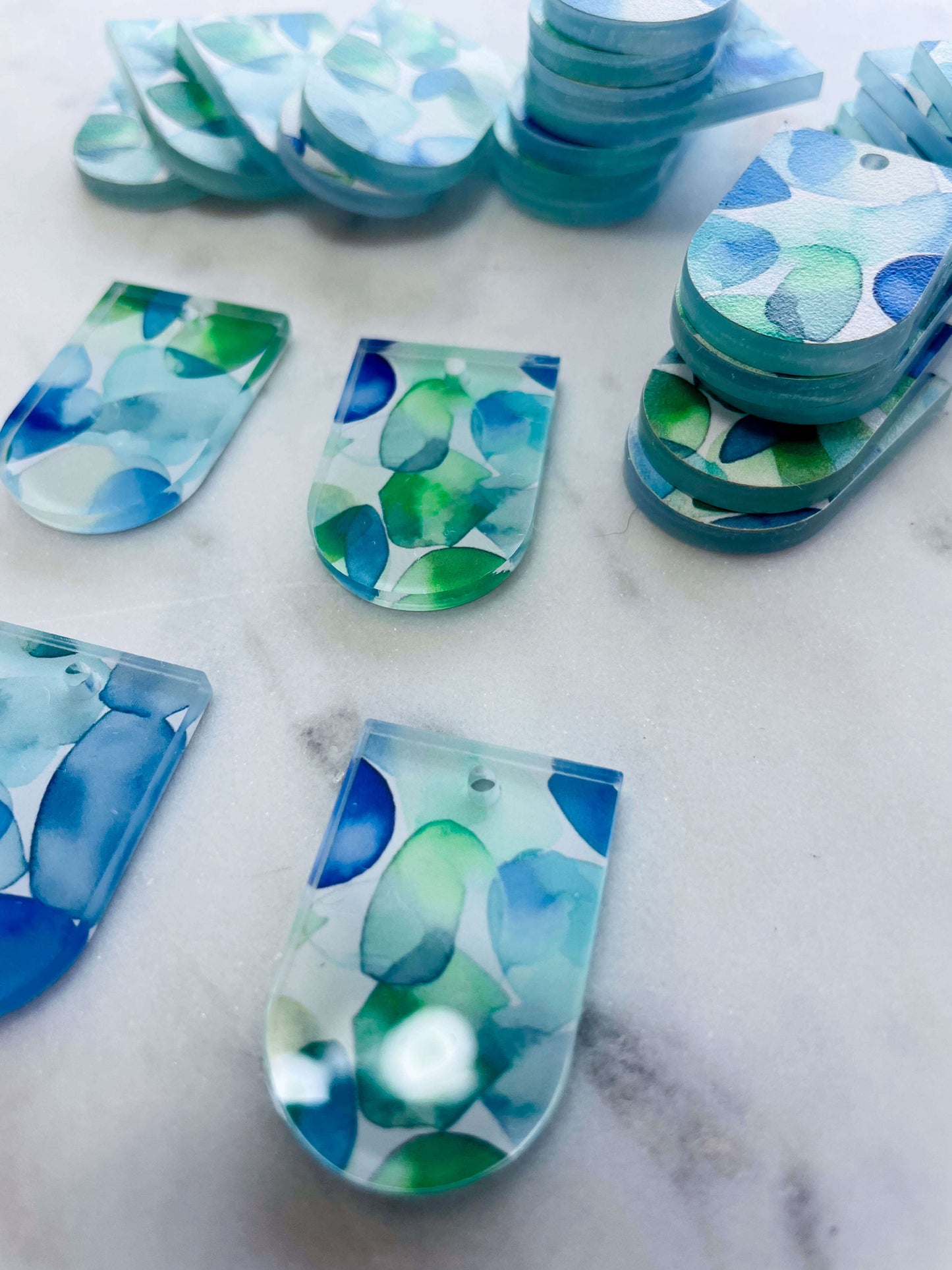 Small Arch - Clear Acrylic - Watercolour - 61