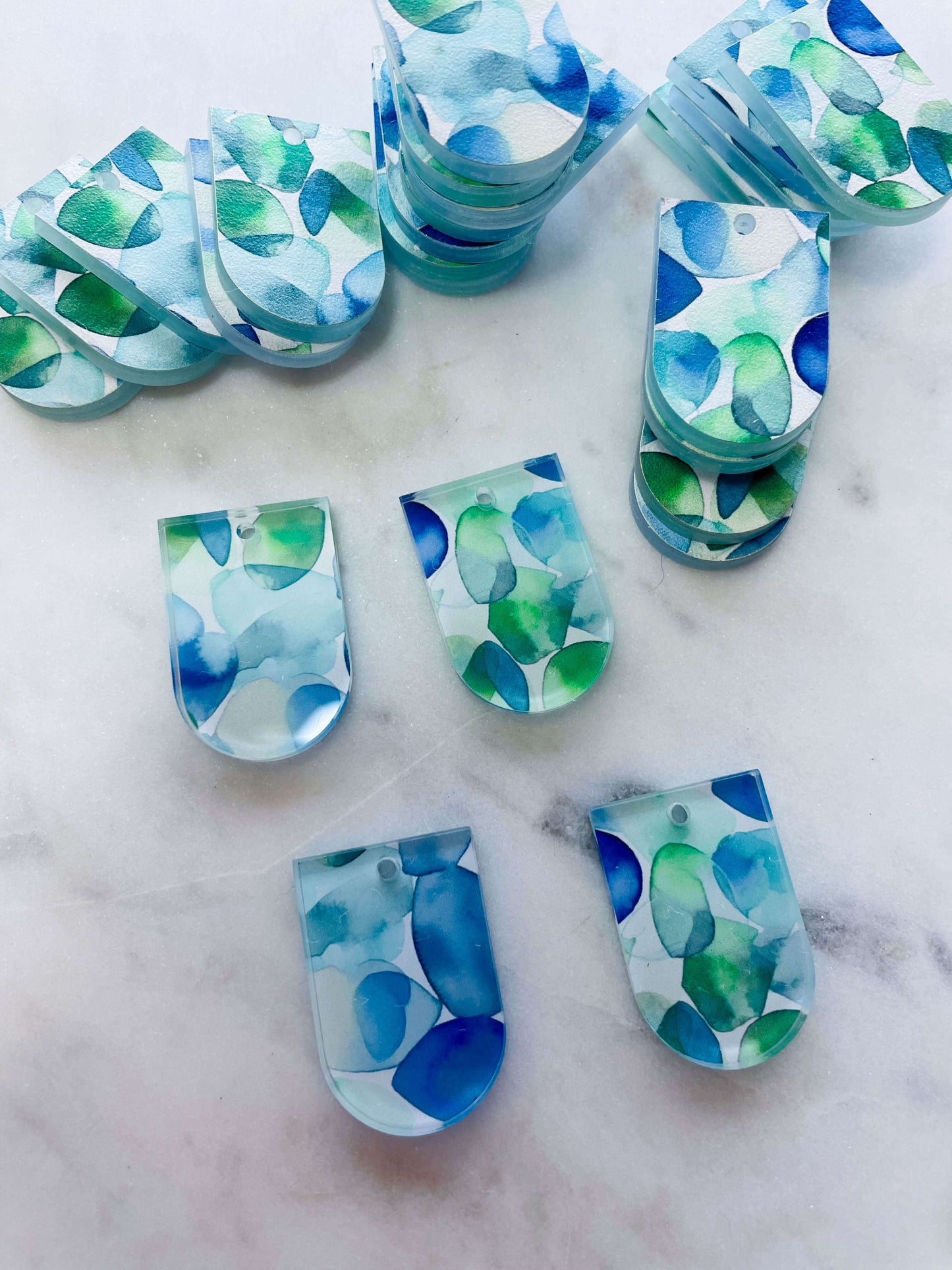 Small Arch - Clear Acrylic - Watercolour - 61